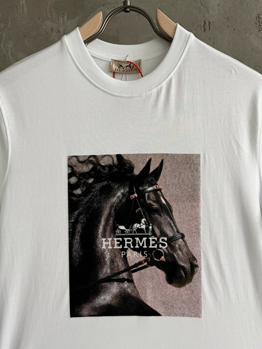 H06 Hermes Knight beyaz tshirt