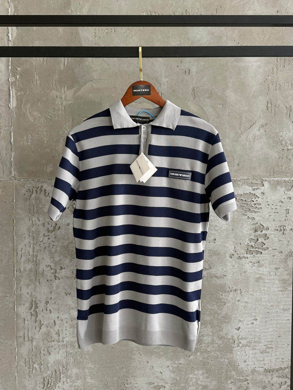 Armanı Polo Yaka gri tshirt