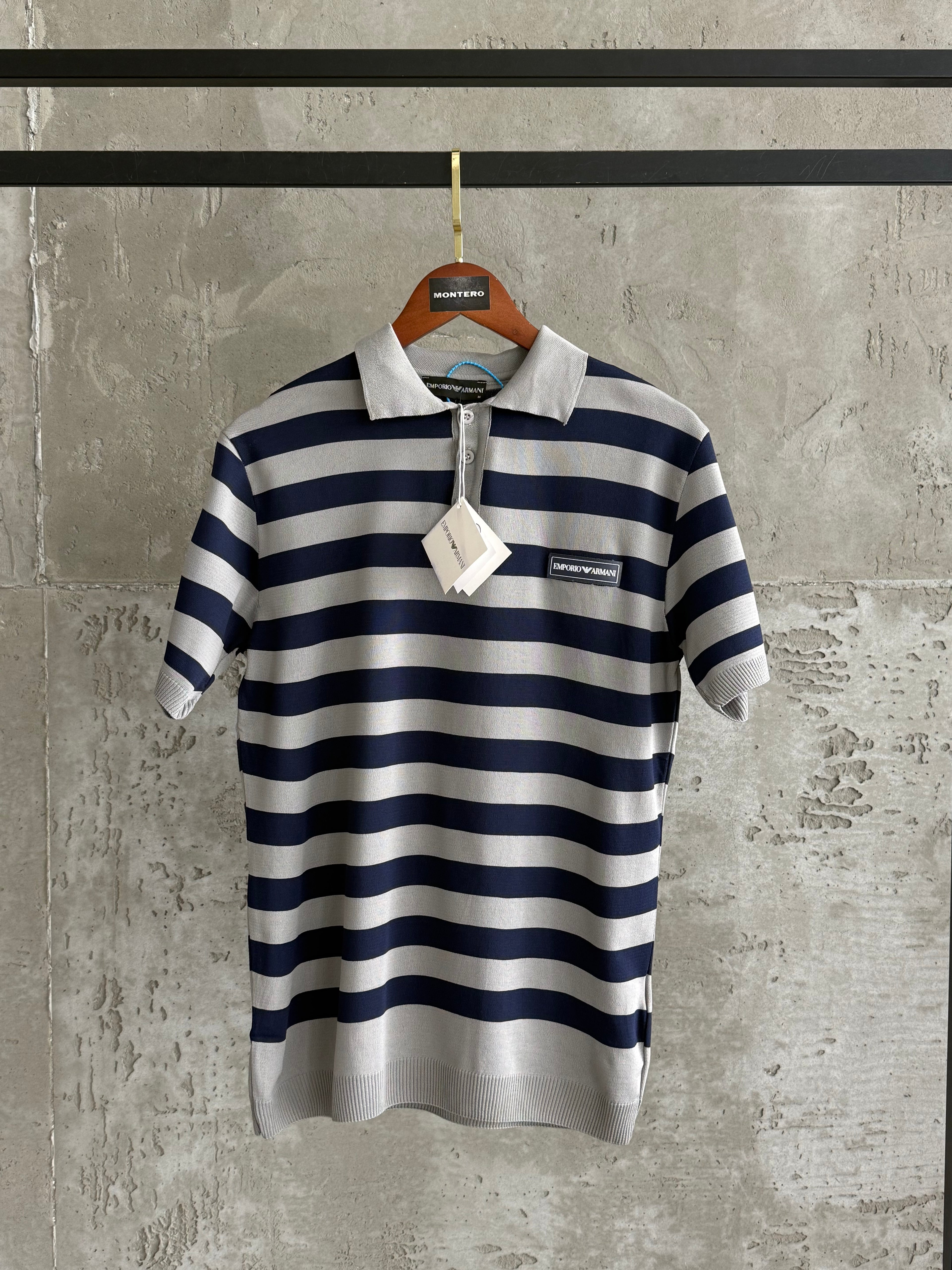Armanı Polo Yaka gri tshirt
