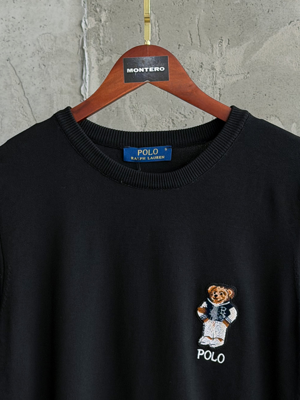 US03 Polo RL triko siyah tshirt