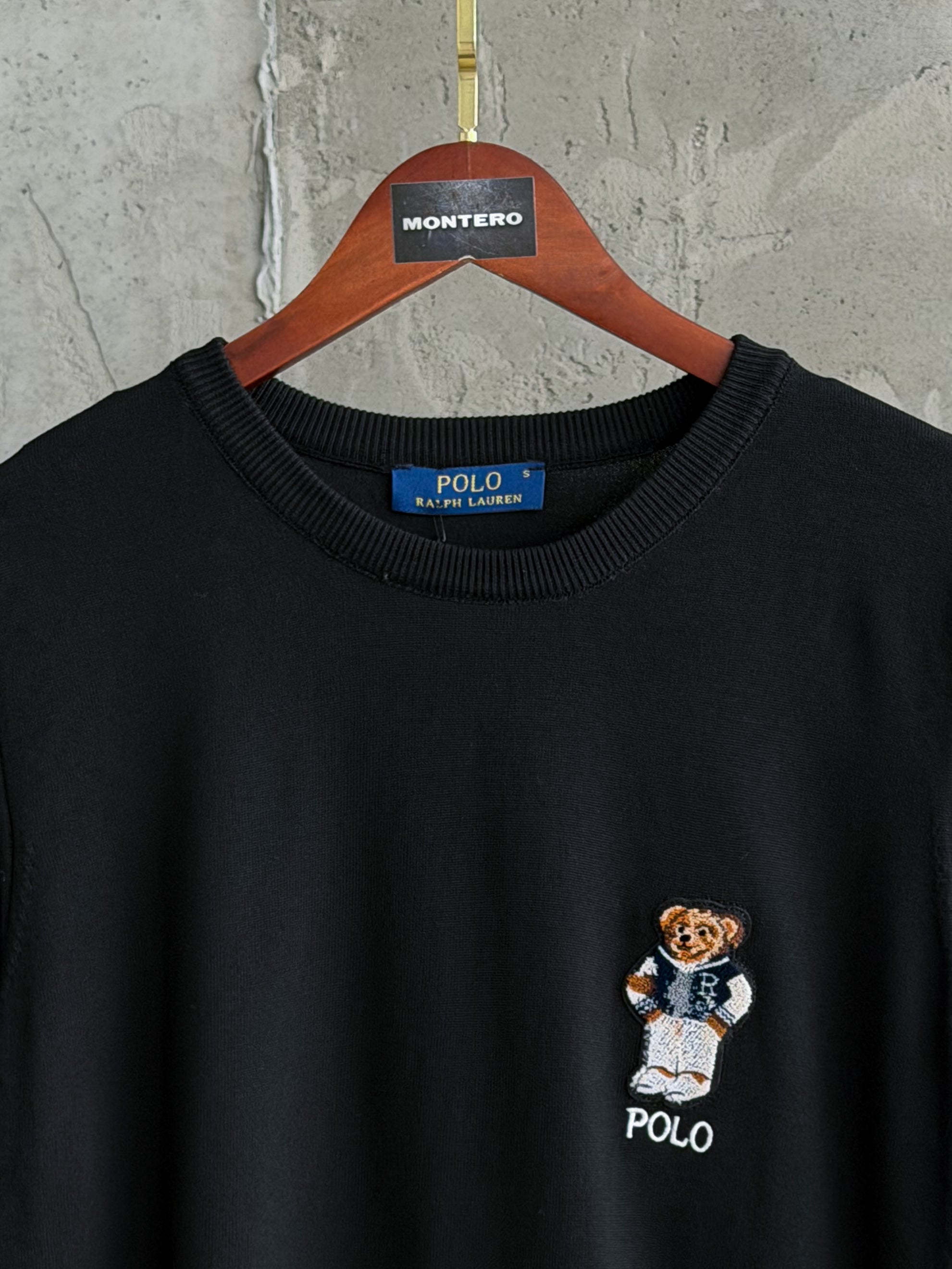 US03 Polo RL triko siyah tshirt