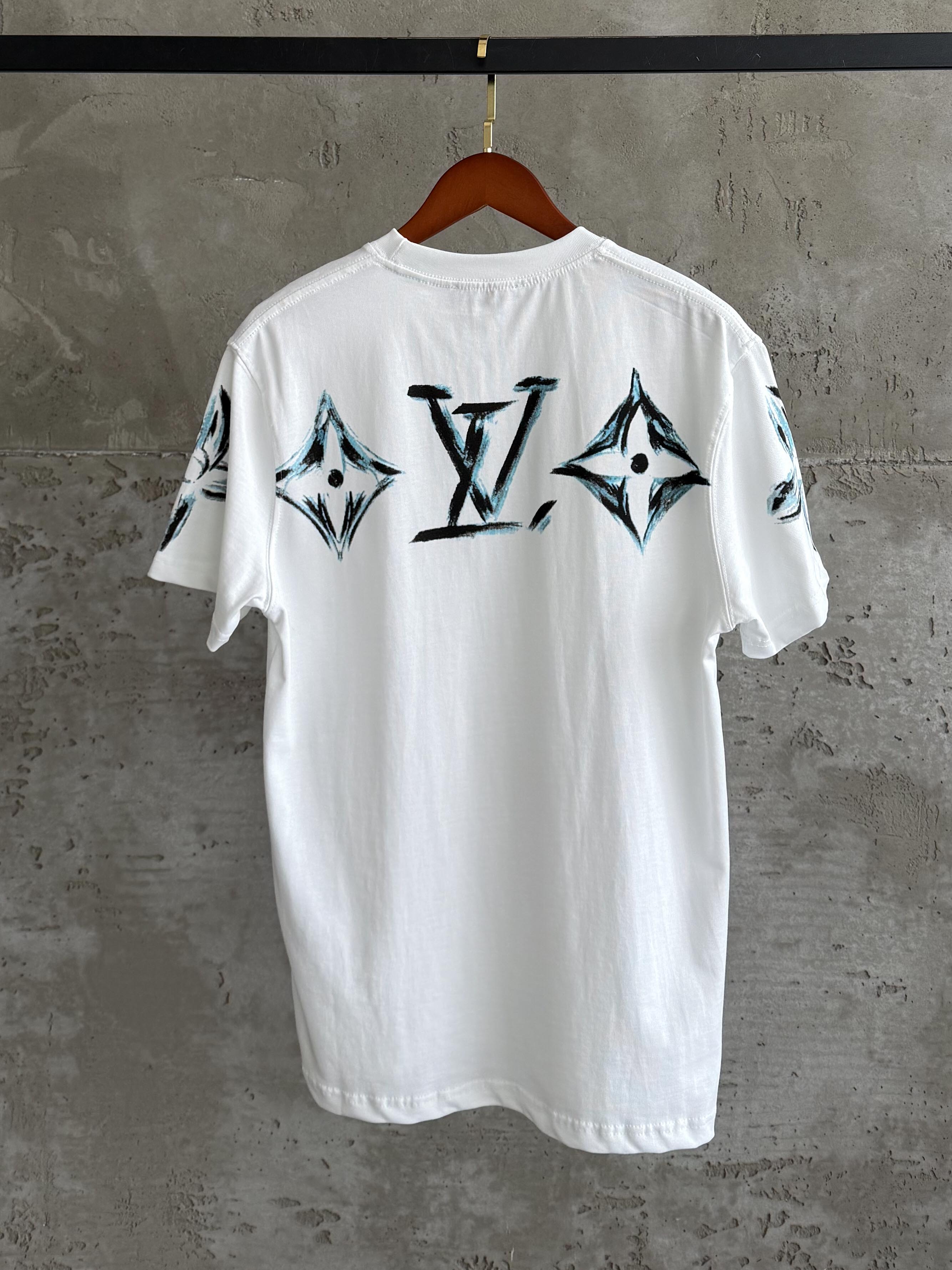 LV03 L&V Aqua Plus beyaz tshirt