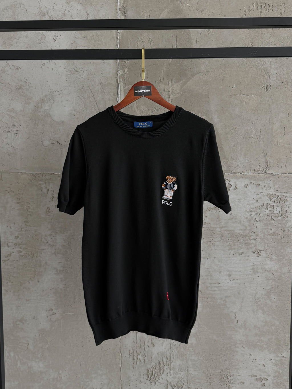 US03 Polo RL triko siyah tshirt