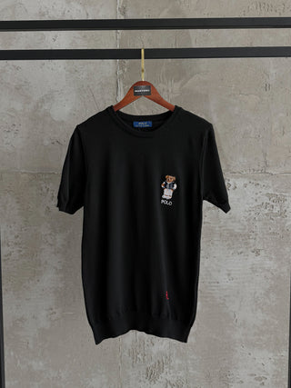 US03 Polo RL triko siyah tshirt