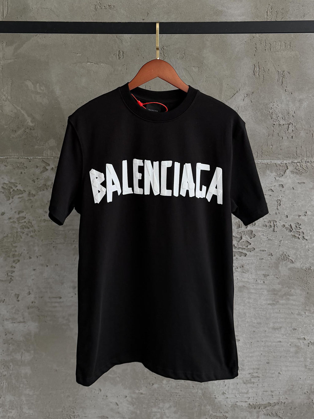 Balenciaga01 Premium baskı siyah tshirt