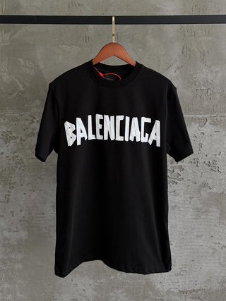 Balenciaga01 Premium baskı siyah tshirt