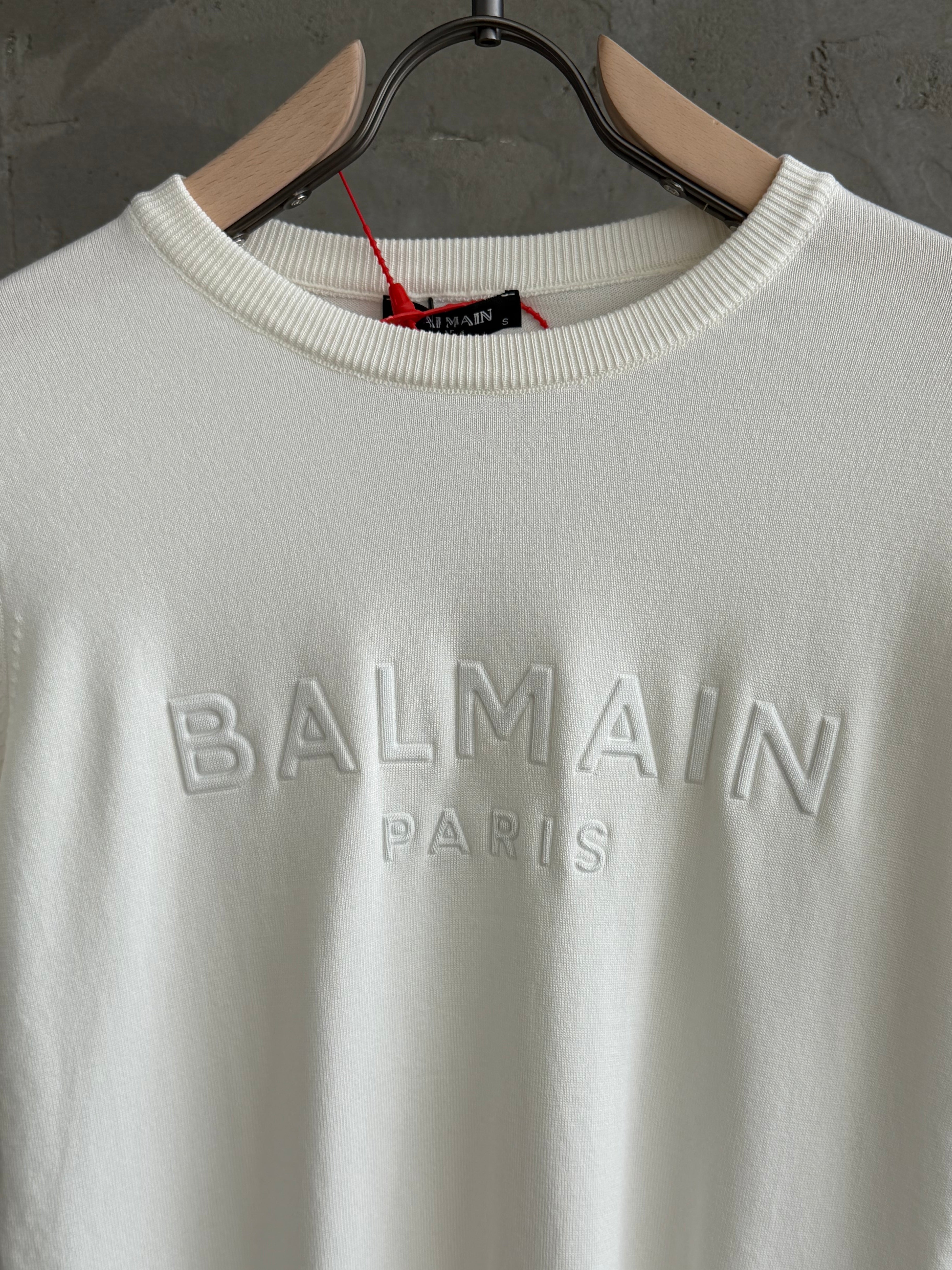 Balmaın02 Plus triko beyaz tshirt