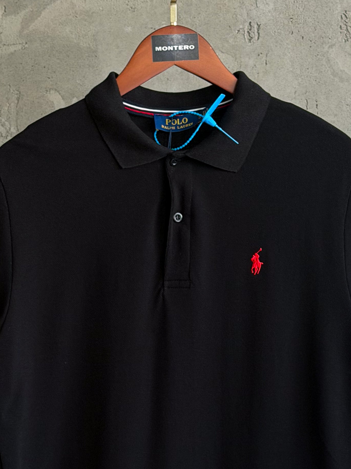 US04 Polo Yaka siyah tshirt