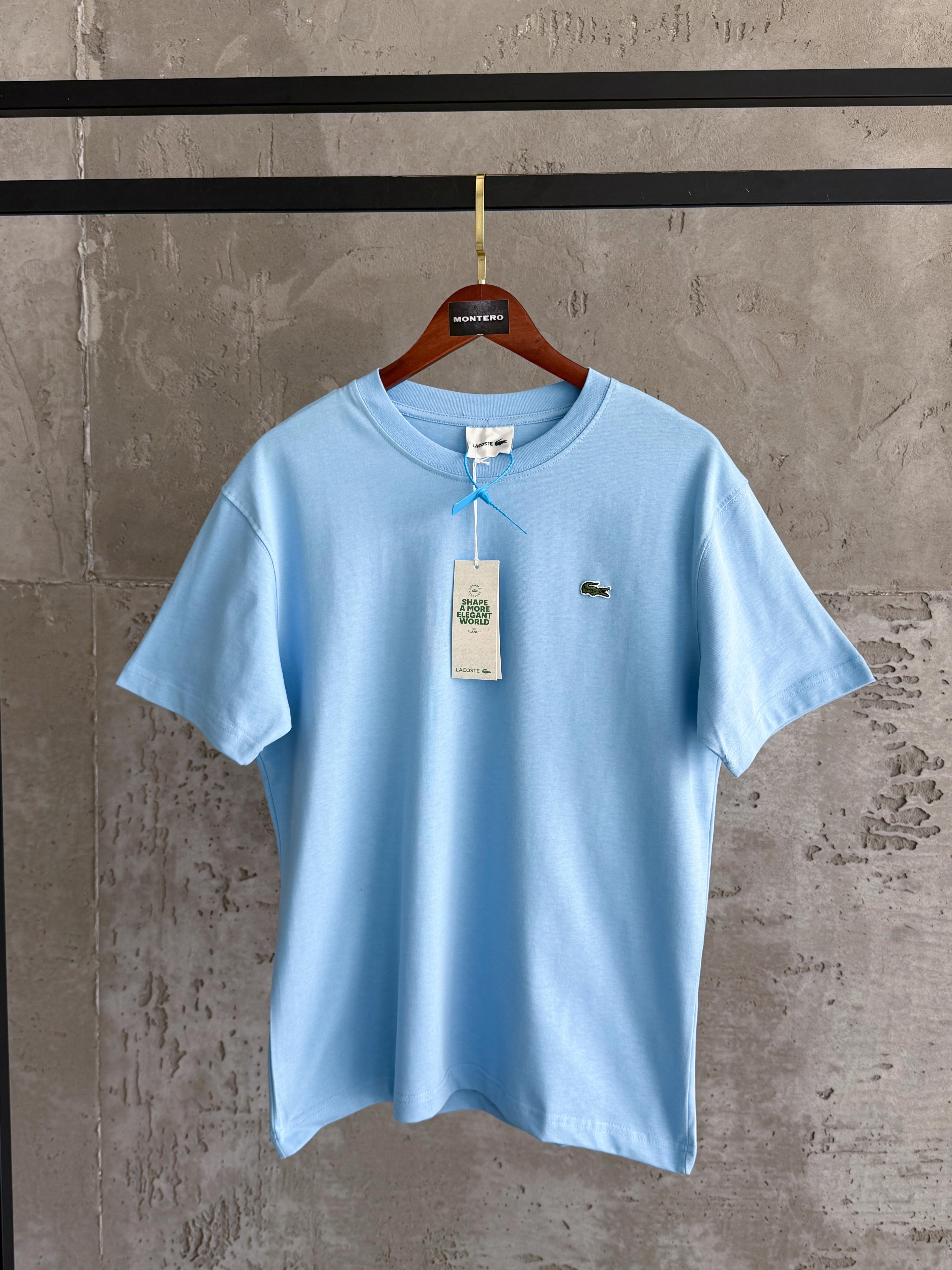 L01 Lacoste Premium mavi tshirt