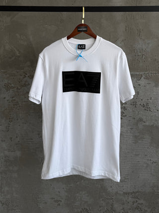 EA02 EA7 yüksek baskı beyaz tshirt