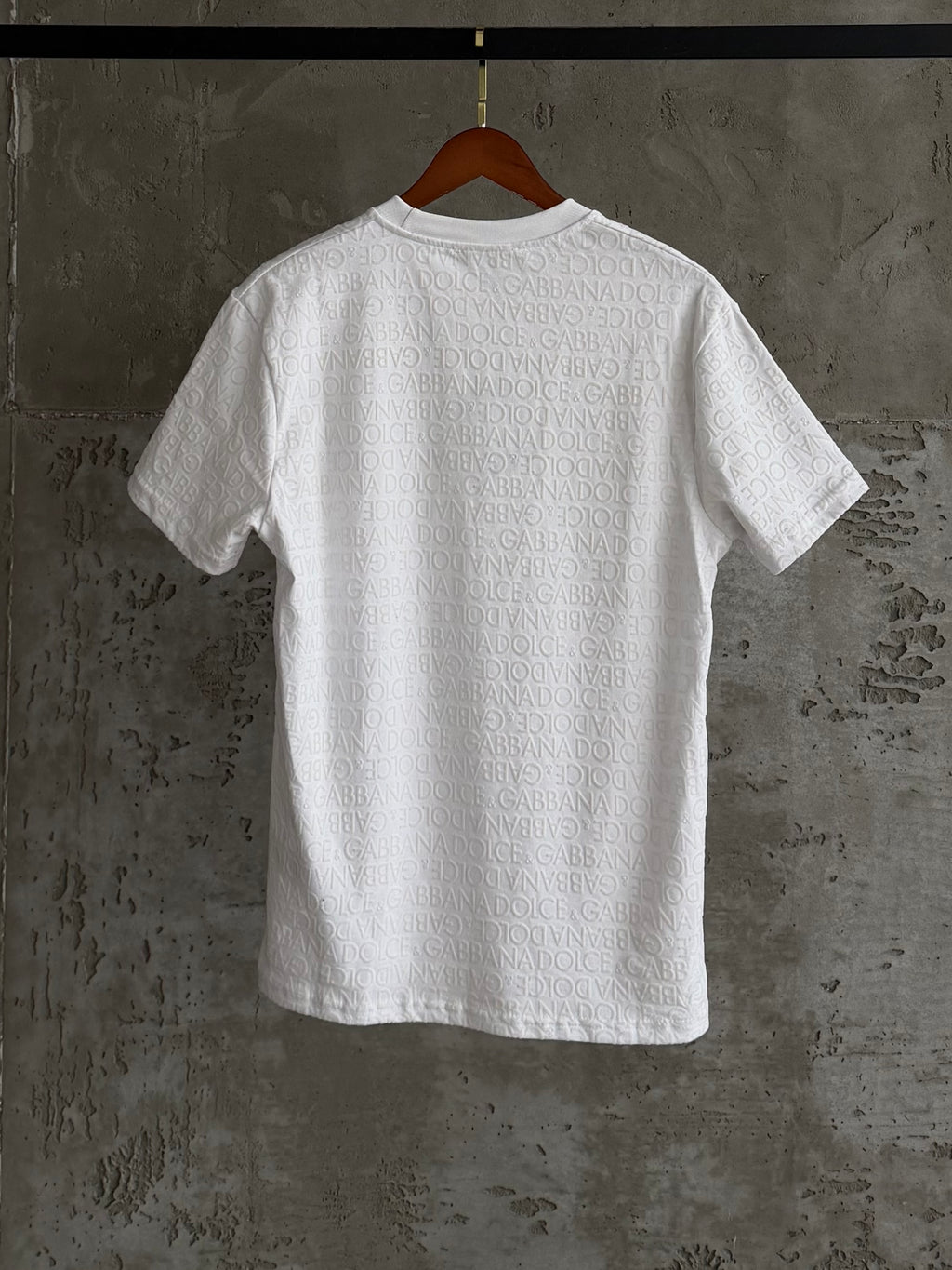 DG03 D&G folk full baskı beyaz tshirt