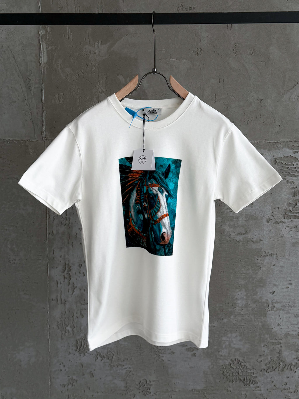H08 Hermes Midnight beyaz tshirt