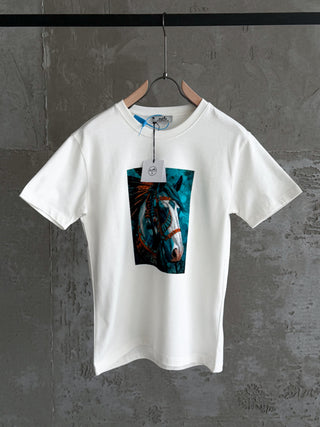 H08 Hermes Midnight beyaz tshirt