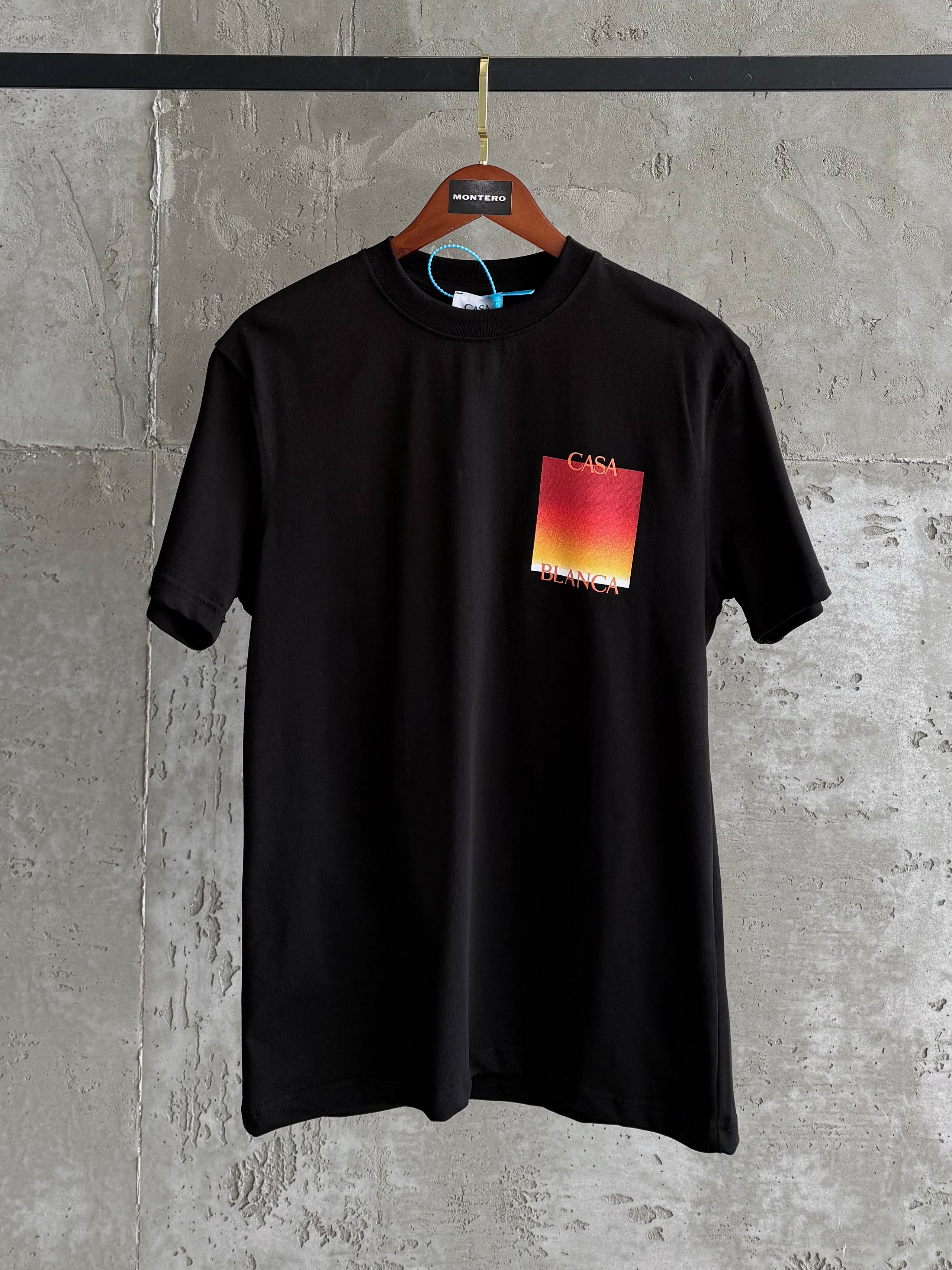 CB03 Casa Blanca Sunset siyah tshirt