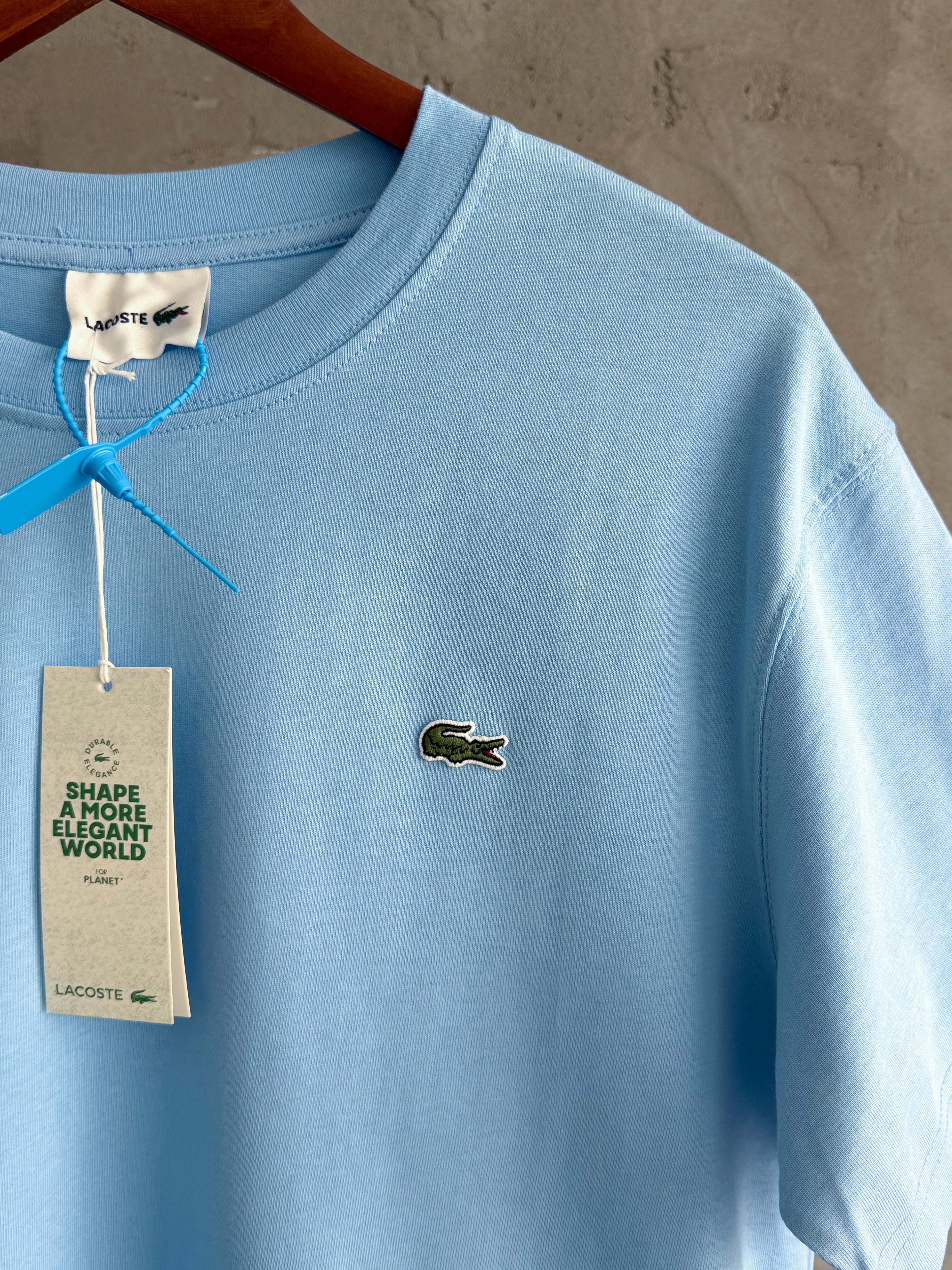 L01 Lacoste Premium mavi tshirt