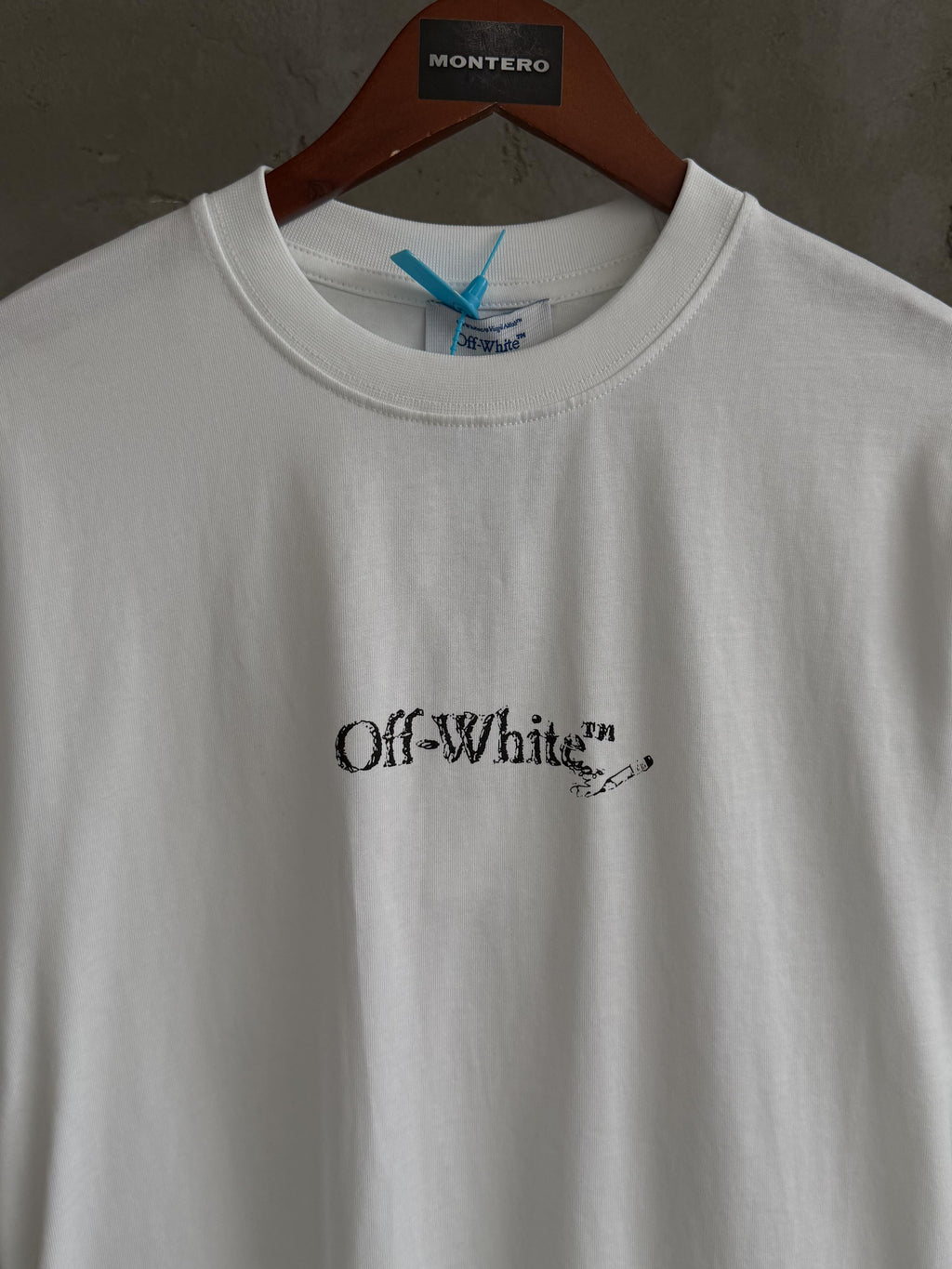 O&W04 New Season beyaz tshirt