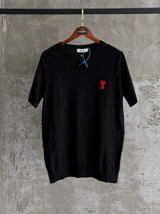 ami02 triko kalp siyah tshirt
