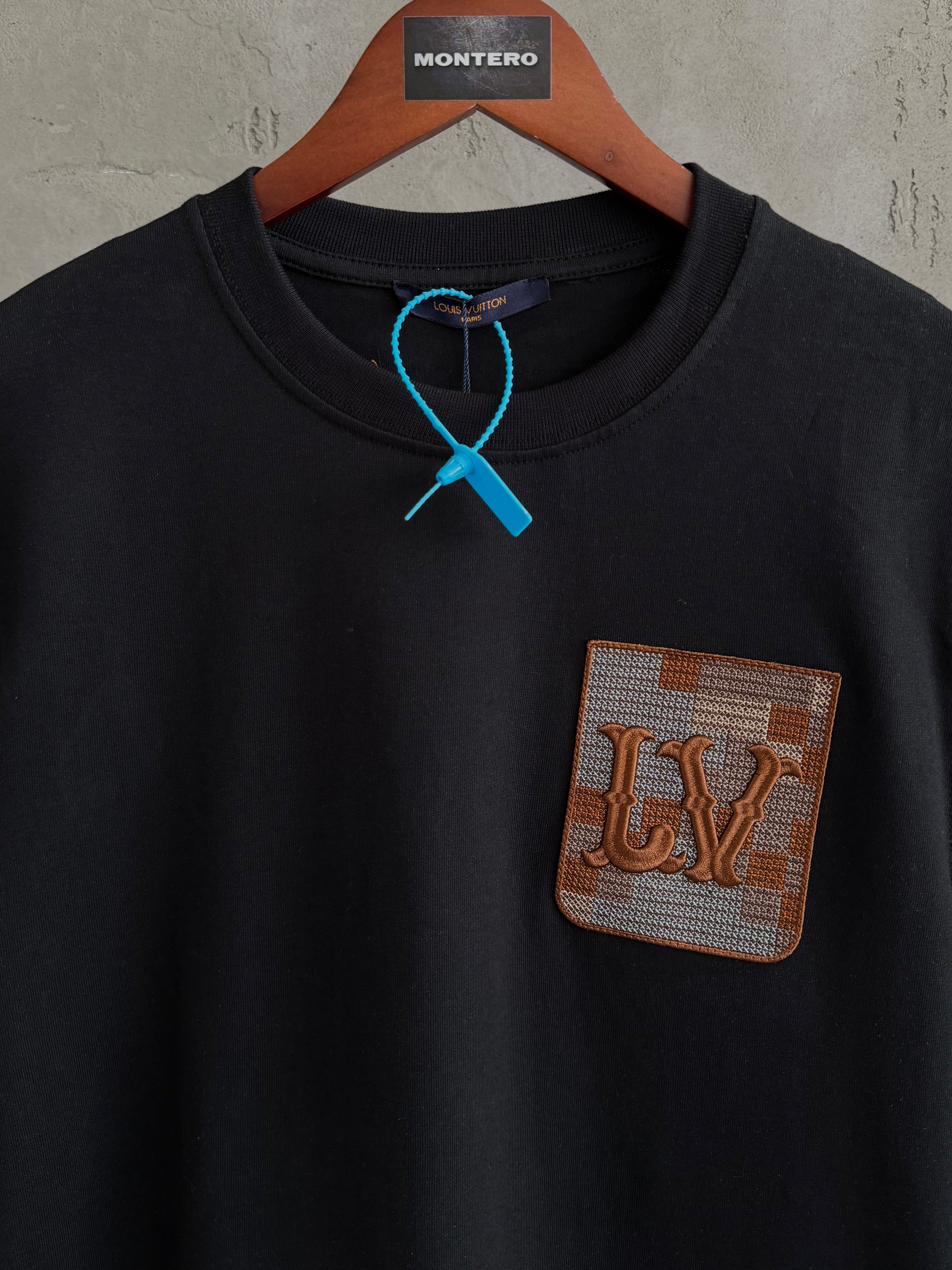LV06 L&V cepli siyah tshirt