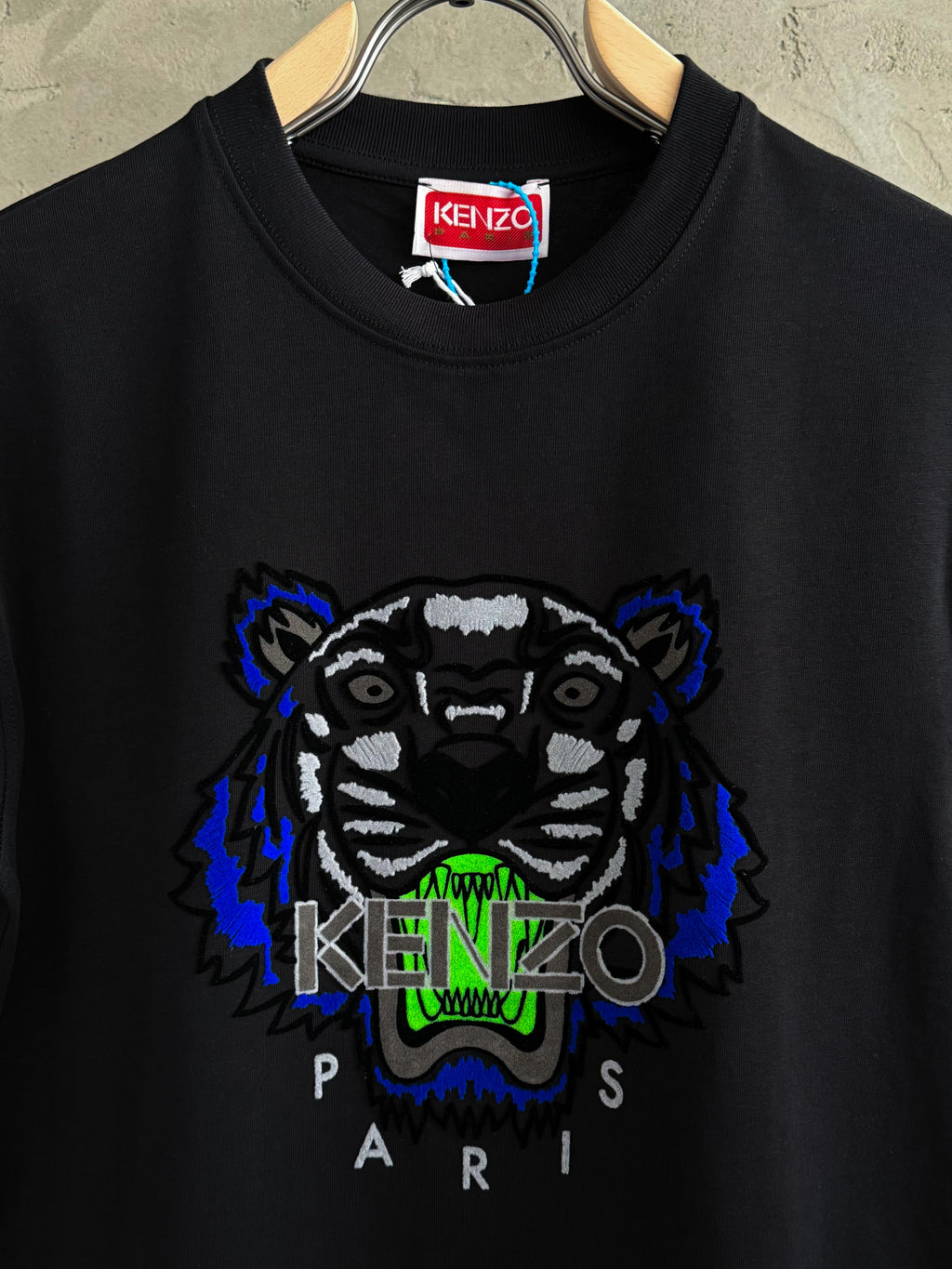 K01 Kenzo Tiger siyah tshirt