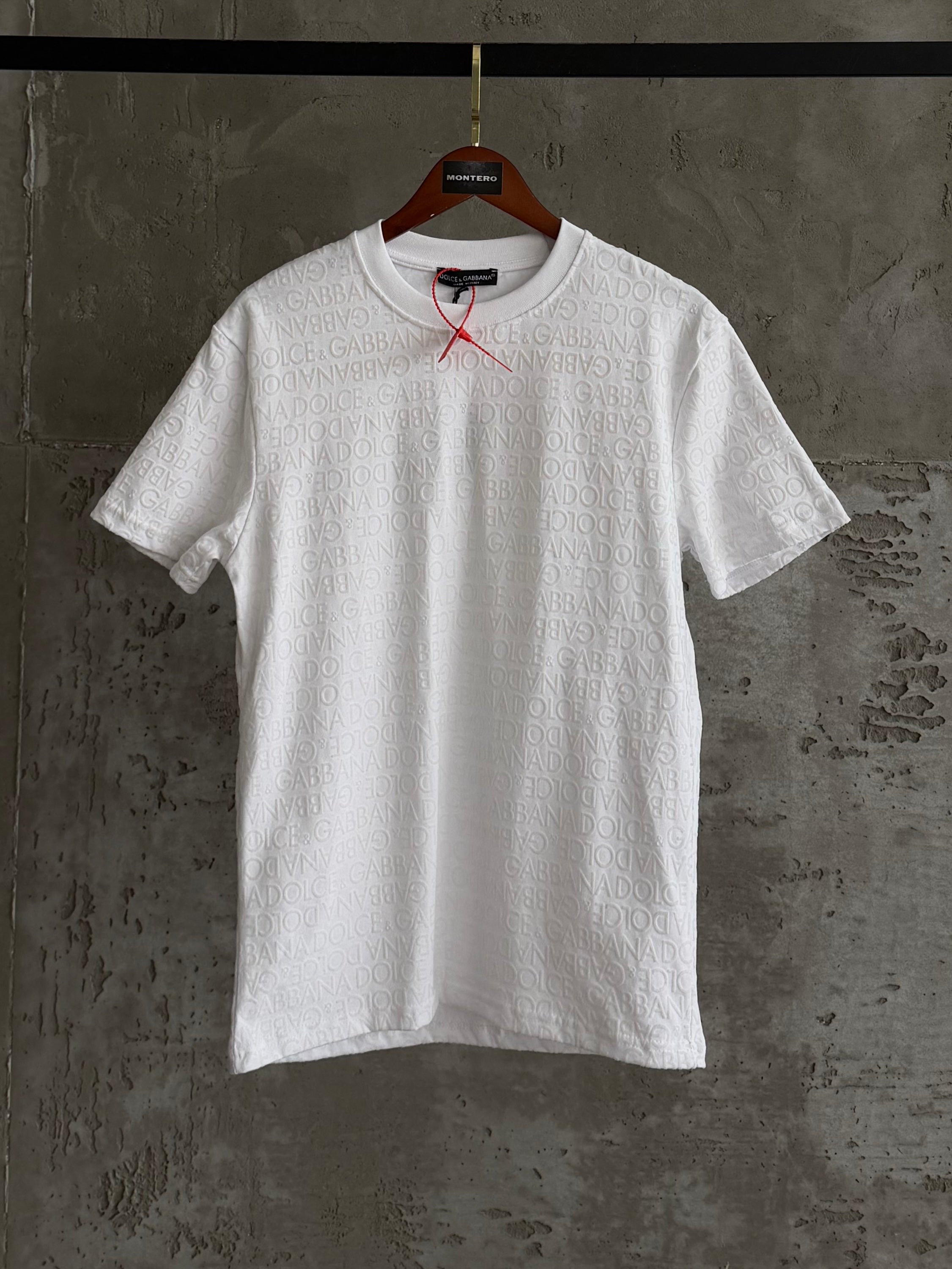 DG03 D&G folk full baskı beyaz tshirt
