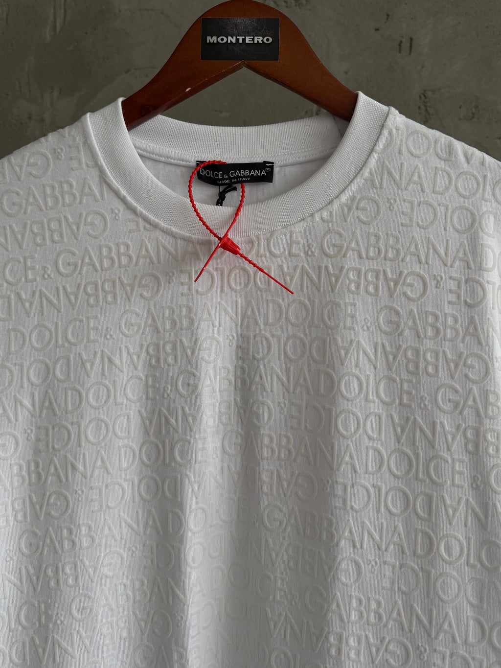 DG03 D&G folk full baskı beyaz tshirt