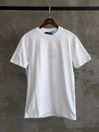 LV05 L&V full baskı beyaz tshirt