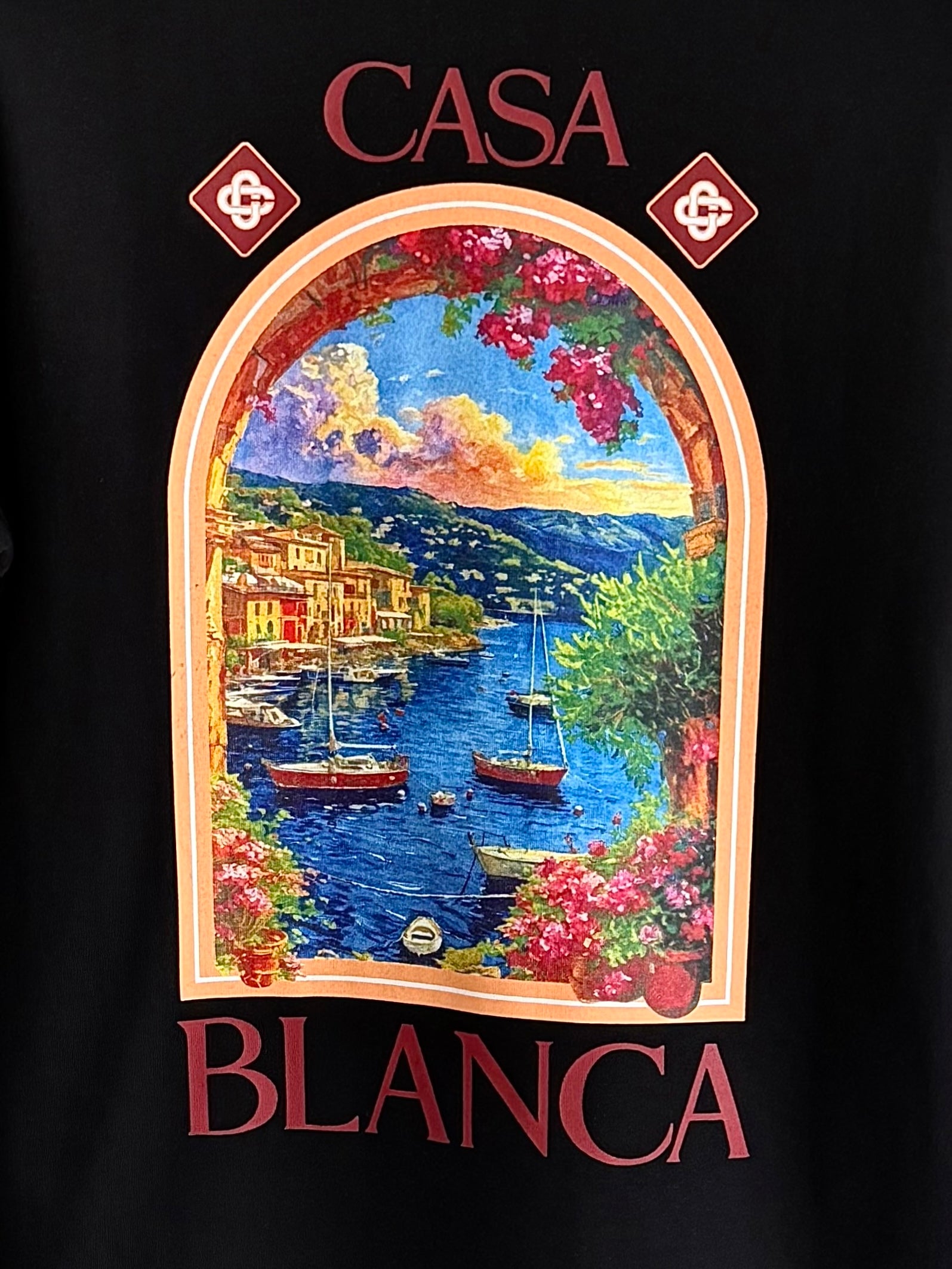 CB01 Casa Blanca Summer siyah tshirt