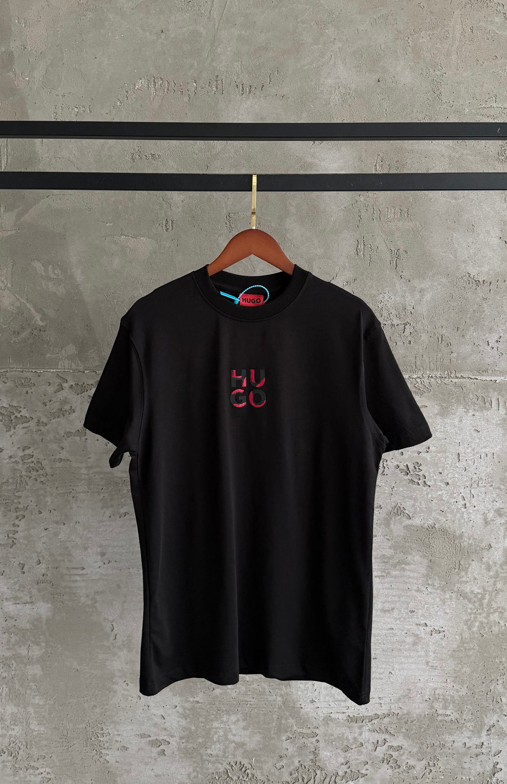 Hugo02 Premium siyah tshirt