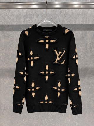 LV13 Krem Logo Siyah Kazak