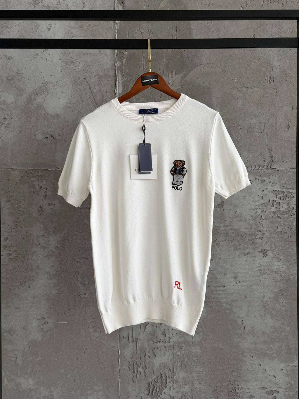 US03 Polo RL triko beyaz tshirt