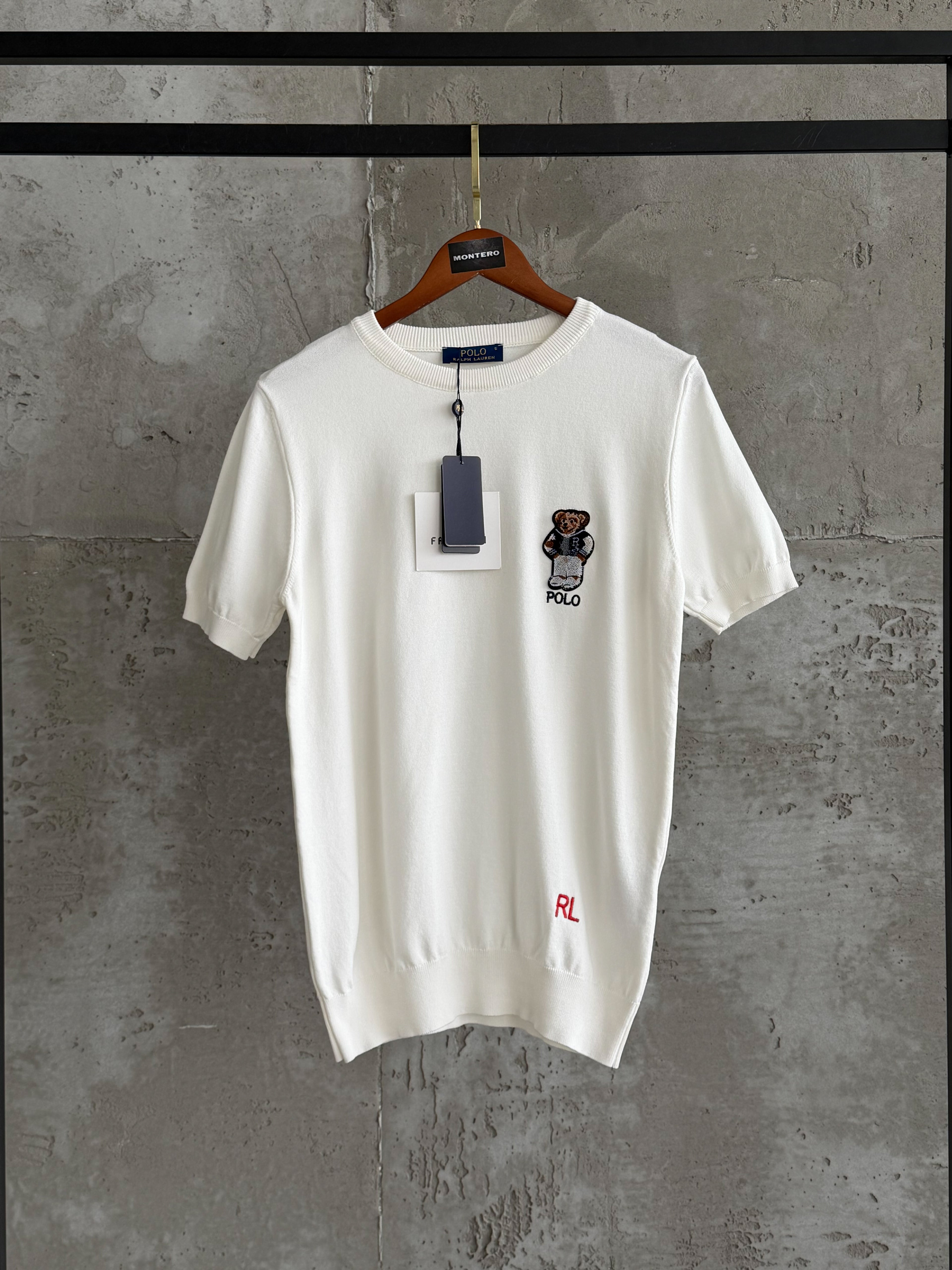 US03 Polo RL triko beyaz tshirt