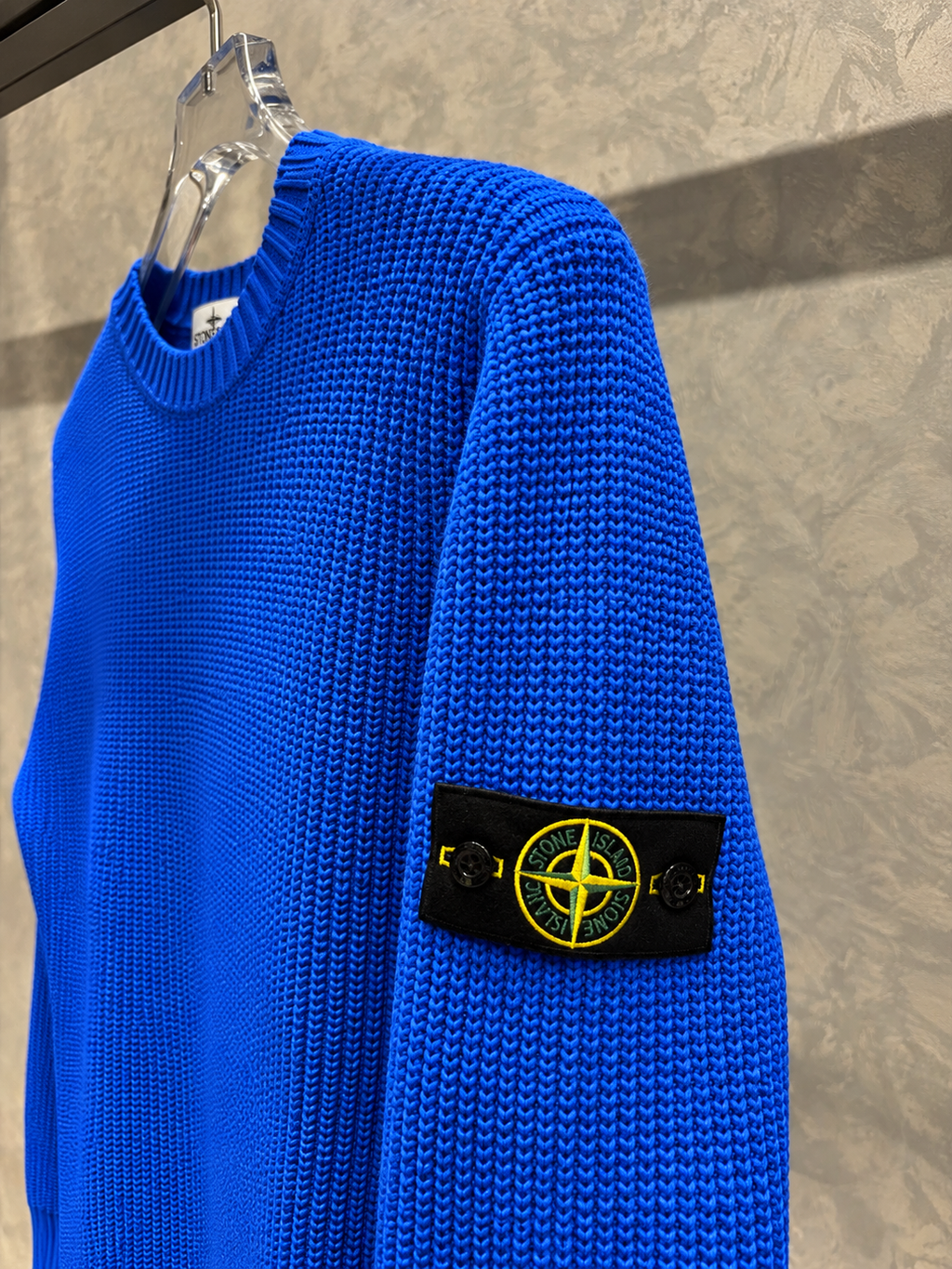 SI01 Armalı Koyu Mavi Kazak