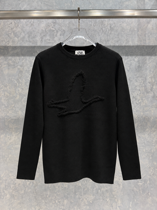 BYMN03 Bird Siyah Sweatshirt