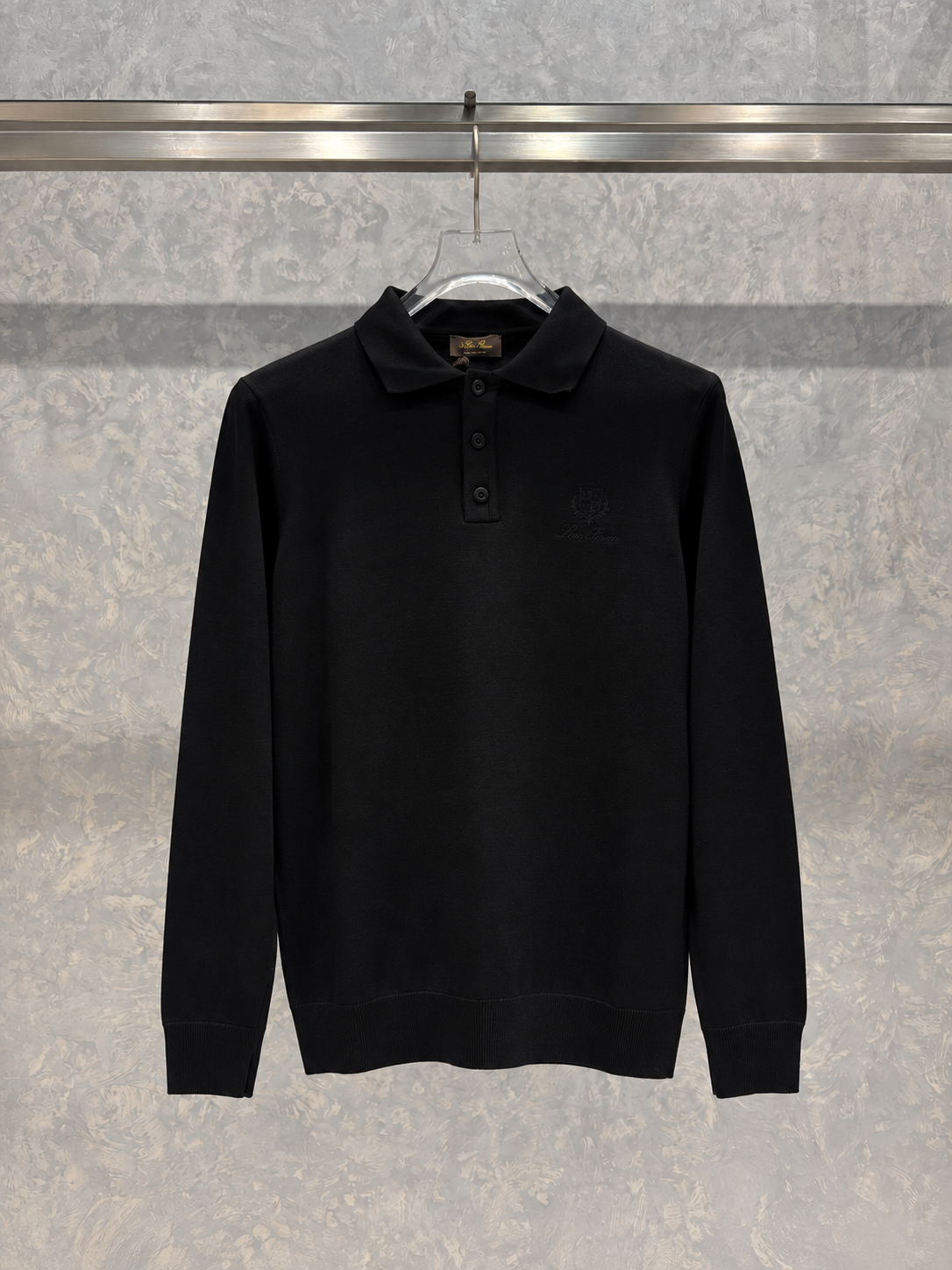 LP03 Polo Yaka Siyah Triko