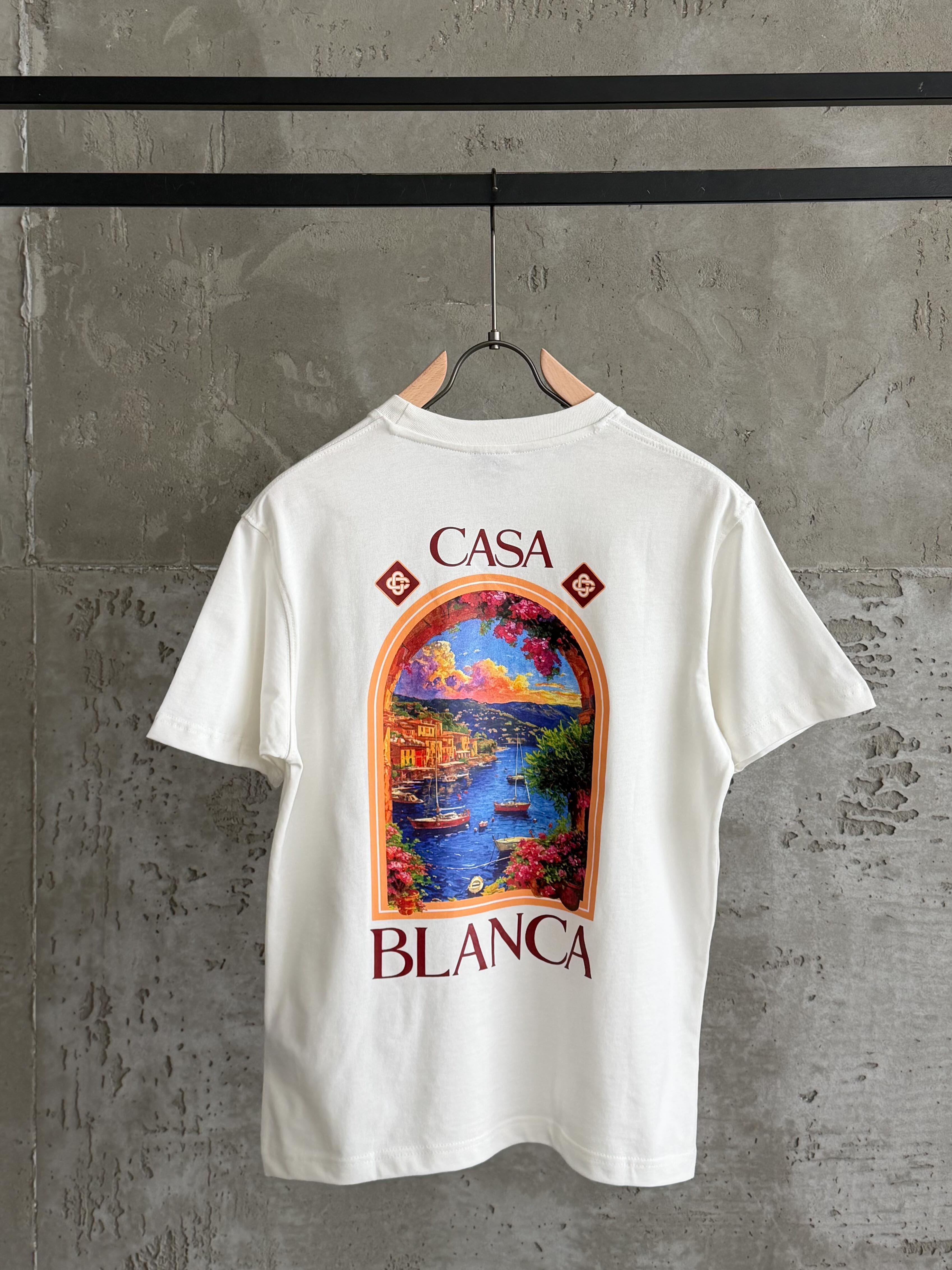 CB01 Casa Blanca Summer beyaz tshirt
