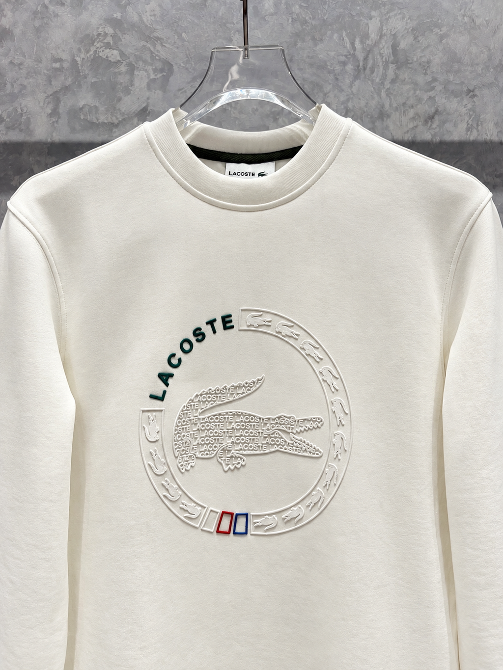 L02 Logolu Beyaz Sweatshirt