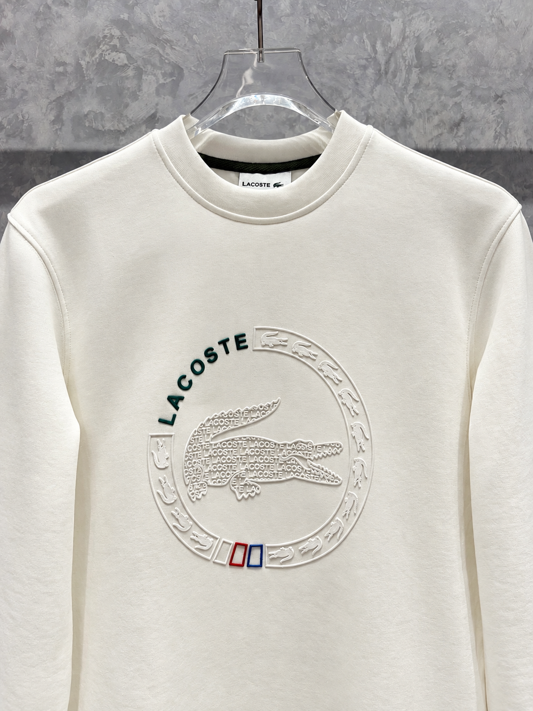 L02 Logolu Beyaz Sweatshirt